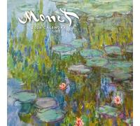 Monet - Calendario de pared cuadrado 2026 Red Robin Publishing