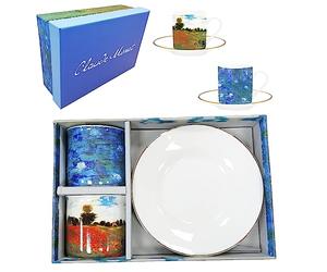 Monet - Establezca 2 tazas en una caja de regalo reutlisable