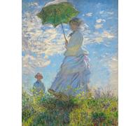 Monet LARGE Notebook #5: Cool Artist Gifts - Woman with a Parasol. Madame Monet and Her Son Claude Monet Notebook College Ruled to Write in 8.5x11" LARGE 100 Lined Pages