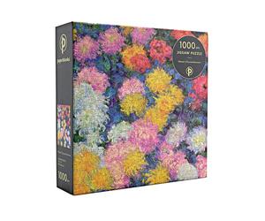 Monet’s Chrysanthemums 1000 Piece Jigsaw Puzzle: 1000 Pieces