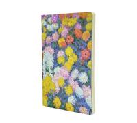 Monet’s Chrysanthemums A4 Unlined Cahier