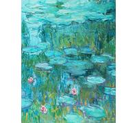 Monet Sketchbook #11: Cool Artist Gifts - Nymphéas. Water Lilies Claude Monet Sketchbooks For Artists Adults and Kids to Draw in 8.5x11" 100 blank pages