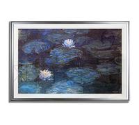 Monet Wall Art Collection Arte de pared con diseño de nenúfares de agua de Claude Monet de 1897 02 de Claude Monet, listo para colgar, marco plateado de 16 x 22 pulgadas