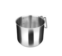 Moneta Allegro - Hervidor de leche de 14 cm de acero inoxidable para todos los fuegos, 1,8 litros