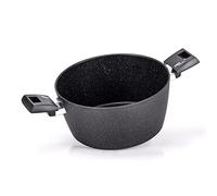 Moneta Etnea Evolution - Cazuela de 2 m, 24 cm, también para inducción, 100% fabricado en Italia