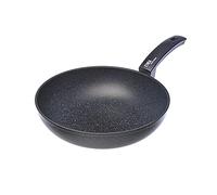 Moneta Etnea, Wok, Aluminio, Negro, 28 cm