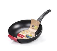 Moneta Gea Wok, 28 cm, aluminio 100% reciclado, para cada placa de cocción, incluida la inducción. Fabricado en Italia