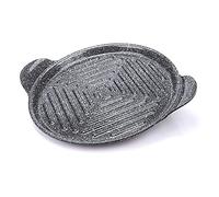 Moneta Gusto Griglia - Parrilla redonda, de aluminio, Gris, 25 cm