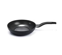 Moneta Nova Wok, Aluminio, Negro, 28 cm, para todo tipo de cocinas incluida inducción