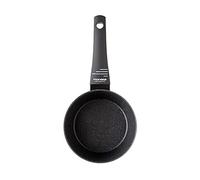 Moneta Yes (Zeus 2.0) Cazo, Aluminio Antiadherente Reforzado, Color Negro, para todo tipo de cocinas incluida inducción, 16 cm