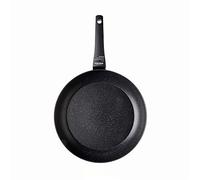 Moneta Yes (Zeus 2.0) Sartén, Aluminio Antiadherente Reforzado, Color Negro, para todo tipo de cocinas incluida inducción, 32 cm