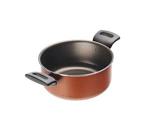 Moneta Zecchino, Cacerola 2 Asas, Aluminio antiadherente, Cobre, 16 cm