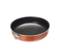 Moneta Zecchino, Molde Alto para Tartas, Aluminio antiadherente, Cobre, 24 cm