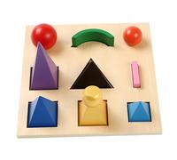 Monetais 1 Juego de símbolos de gramática Montessori 3D, educación de Madera, Juguete de Aprendizaje de Idiomas Preescolar, Material didáctico de Idiomas para bebés