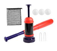 Monetais Entrenador de béisbol emergente de Lanzamiento automático de Entrenamiento de béisbol, Rojo