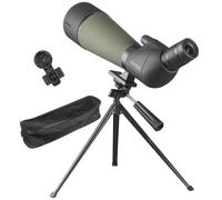Monetais Telescopio terrestre 25-75x80, telescopio BAK4 HD con trípode y Soporte para teléfono