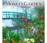 Monet's Garden 2025 12 X 24 Inch Monthly Square Wall Calendar Plastic-Free