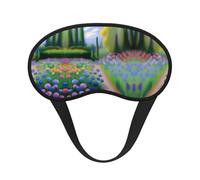 Monet's Garden - Antifaz opaca para dormir, bloqueador de luz, cómodo, ideal para viajes, camping, meditación y yoga