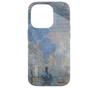 Monet's La Gare Saint-Lazare Carcasa para iPhone 14 Pro