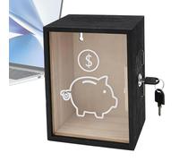 Money Bank For Kids Large Capacity Cash Storage Clear Coin Saving Box