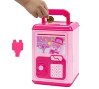 Money Bank Kids, Electronic Coin Saver, Musical Saving Toy, Colorful Polymer Design, 5.12x5.12x7.48 Inches Portable Size, Ideal for Children Ages 5 to 10, Travel, Camping, Home, and School