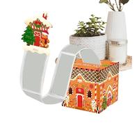 Money Box Surprise - Pull Out Holder for Christmas | Gingerbread House Design with DIY Setup, Gift Dispenser Container, Holiday Proposal Accessory for Kids Teens Family Friends