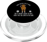 Money Can Buy A Lot of Things Funny Boxer Dog Lovers PopSockets PopGrip para MagSafe