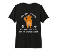 Money Can Buy A Lot of Things Funny Golden Retriever Dog Camiseta Premium