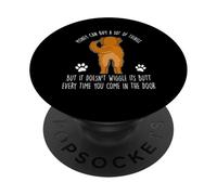 Money Can Buy A Lot of Things Funny Golden Retriever Dog PopSockets PopGrip Adhesivo