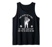 Money Can Buy A Lot of Things Funny Husky Dog Lovers Camiseta sin Mangas