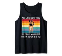 Money Can Buy A Lot of Things German Shepherd Dog Lovers Camiseta sin Mangas