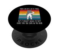 Money Can Buy A Lot of Things Siberian Husky Dog Lovers PopSockets PopGrip Adhesivo