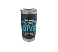 Money Can't Buy Happiness But It Can Buy Dive Scuba Diving Vaso térmico de acero inoxidable de doble pared