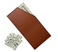 Money Clip Wallet For Women PU Leather Money Pocket Card Case Credit/Debit