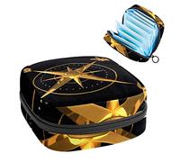 Money Concept - Bolsa de almacenamiento portátil para servilletas sanitarias, Varios colores, 4.7x6.6x6.6 in/12x17x17 cm