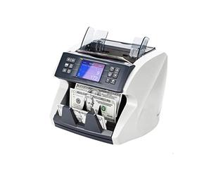 Money Counter Machine 2 CIS Show Total Valor 6-8 Mix Billnote Contando dinero falso/moneda falsificada Detección de contador facturas inteligencia UV/MG/IR,Funciones Versátiles