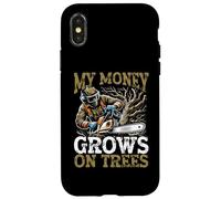 Money Grows On Trees - Funny Arborist For Men Tree Trimmer Carcasa para iPhone X/XS