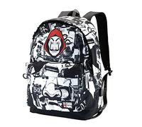 Money Heist La Casa de Papel Money-Mochila HS 1.3, Negro, 30 x 45 cm, Capacidad 23.8 L