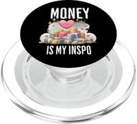 Money Is My Inspo Lindo Diseño Estético PopSockets PopGrip para MagSafe