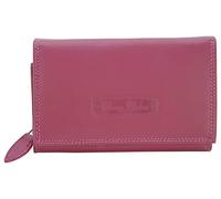 Money Maker - Cartera de Cuero para Mujer - Mucho Espacio - Monedero Grande para Mujer con protección RFID - Rosado