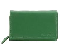 Money Maker - Cartera de Cuero para Mujer - Mucho Espacio - Monedero Grande para Mujer con protección RFID - Verde