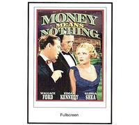 Money Means Nothing 1934 All Regions