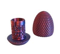 Money Puzzle Box - 3D Printed 12x9x9cm, 3D Easter Egg, Kids Puzzle Toy | Trick Egg Box, Brain Teaser Game For Teens, Boys, Girls, Desktop Shelf, Christmas, Birthday, Holiday, Family Entertainment