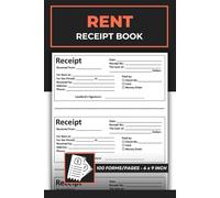 Money Rent Receipt Book: Rent Collection Tracker | Sales Order Money Receipt Record Book | Tenant Rent payment receipt | proof of rent payment