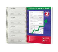 Money Rent Receipt Book, Spiral Bound Duplicate Carbonless, Money Receipt Book for Small Business, for Business Office Accounting Bookkeeping Billing Invoice Sales