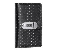 Money Saver Binder - Cash Saving Notebook With Lock For Personal Finance | PU Leather And PVC With Password Secured 100 Envelope Planner For Home Family Travel Adults