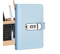 Money Saving Book With Leather Cover - Lockable Savings Challenge Binder | A6 Budget Planner With 100 Envelopes | Perfect For Tracking Expenses At Home Office School Or Travel For Adults Kids Students