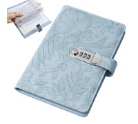 Money Saving Book with Lock - 3-Digit Combination Budget Planner,Money Challenge Book with Lock for Families Home Office Apartment Travel Freelancers Beginners