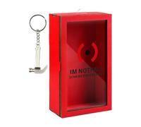 Money Saving Box, Money Bank, Cash Storage, Vibrant Youthful Boost, Creative Red Design Kids and Adults, Fun Way to Save for Tokens, Birthday Challenge, 6,69 x 3,86 x 1,81 pulgadas
