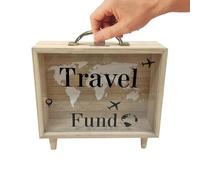 Money Saving Box - Transparent Acrylic Container, Secure Savings Holder